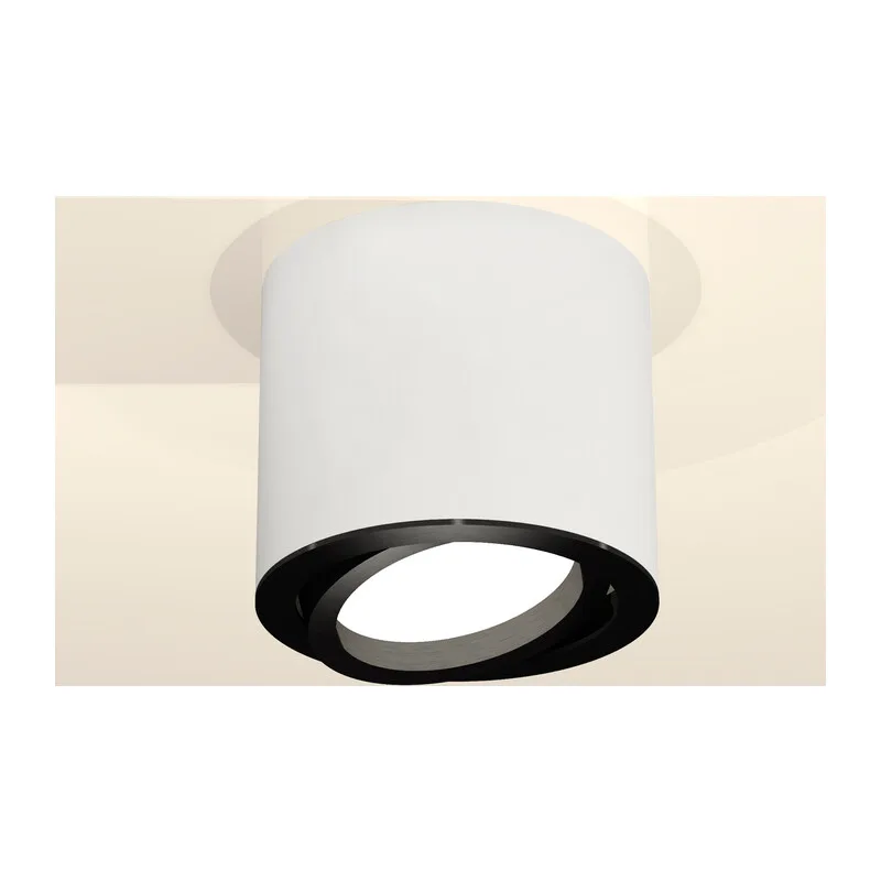 Накладной поворотный точечный светильник MR16 1*GU5.3 (комплект) XS7401002 SWH/PBK белый песок/черный полированный MR16 GU5.3 (C7401, N7002) Ambrella Light 3