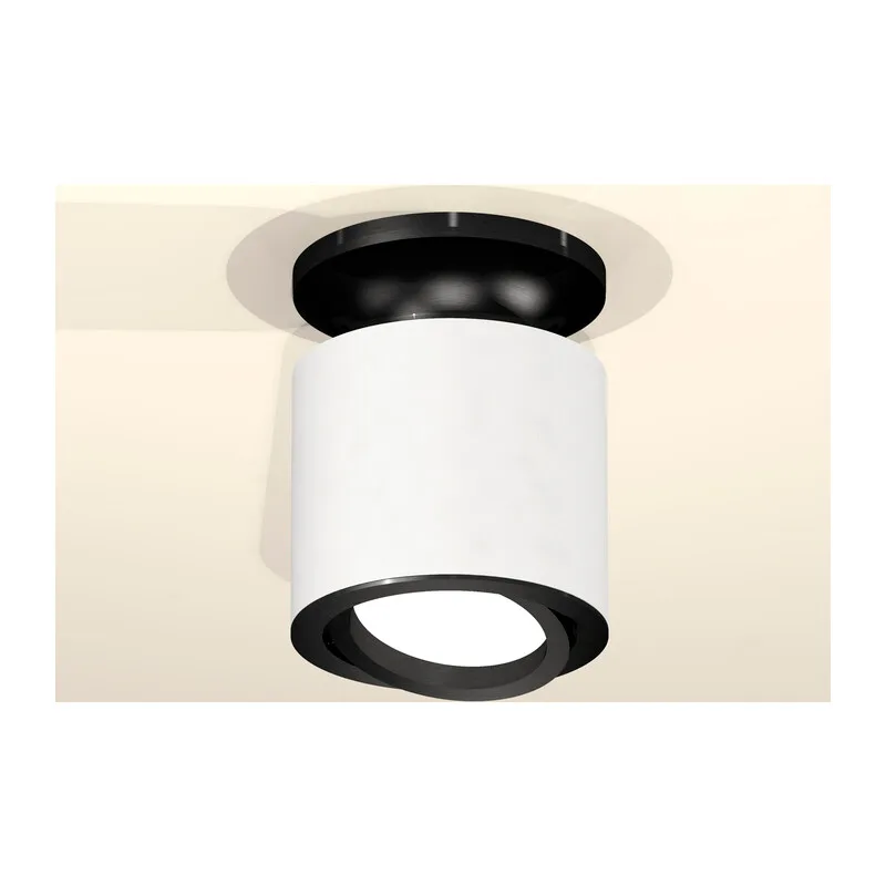 Накладной поворотный точечный светильник MR16 1*GU5.3 (комплект) XS7401081 SWH/PBK белый песок/черный полированный MR16 GU5.3 (N7926, C7401, N7002) Ambrella Light 3