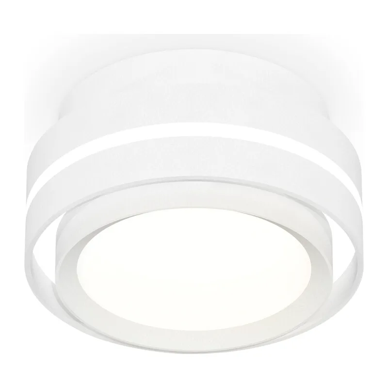 Накладной точечный светильник 1*GX53 (комплект) XS8412001 SWH/CL белый песок/прозрачный GX53 (C8412, N8112) Ambrella Light 2