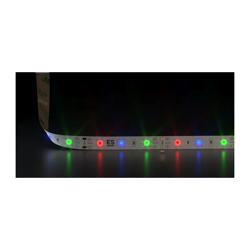 Светодиодная лента 12 В 4,8 Вт/м 60 Led/м 2835 IP20, RGB, 5 м Лента светодиодная 12V 4,8W 60Led 2835 IP20 RGB, 5м Elektrostandard 2