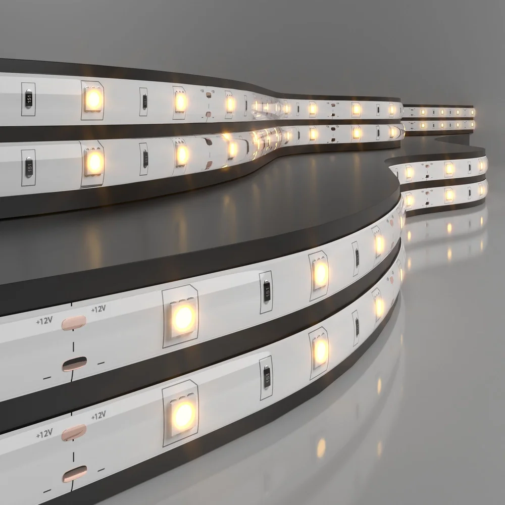 Светодиодная лента 12 В 7,2 Вт/м 30 Led/м 5050 IP65, теплый белый 3300К, 5 м Лента светодиодная 12V 7,2W 30Led 5050 IP65 теплый белый, 5м Elektrostandard
