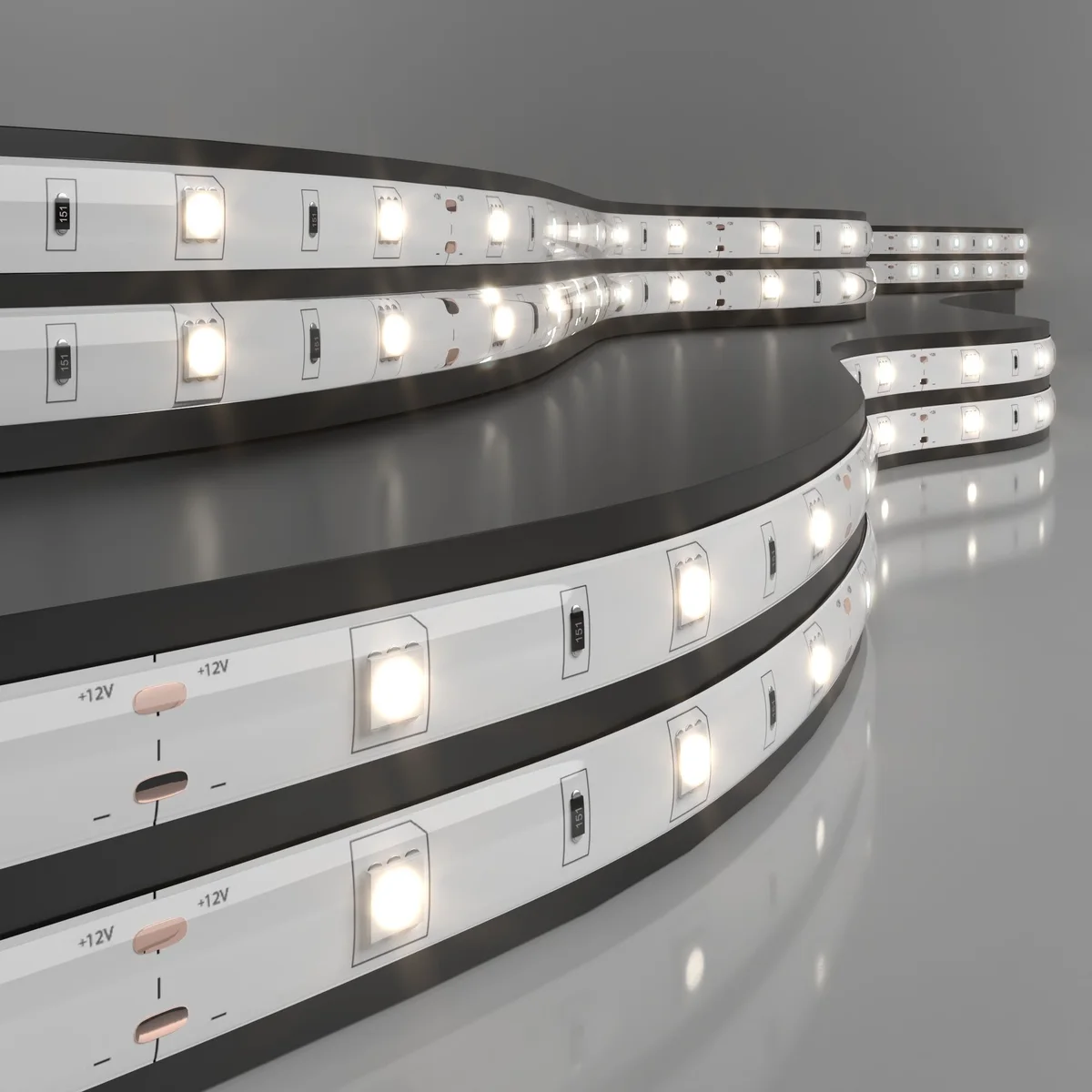 Светодиодная лента 12 В 7,2 Вт/м 30 Led/м 5050 IP65, дневной белый 4200К, 5 м Лента светодиодная 12V 7,2W 30Led 5050 IP65 дневной белый, 5м Elektrostandard
