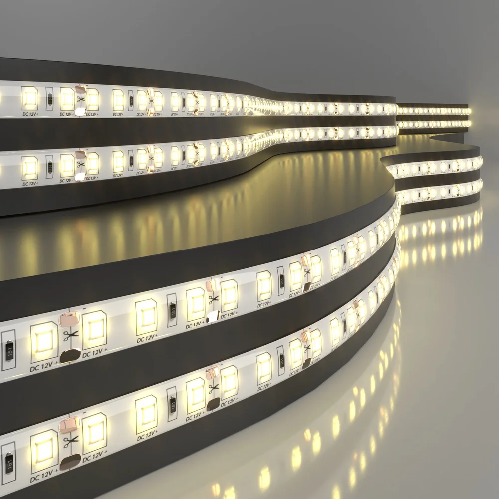 Светодиодная лента 12 В 9,6 Вт/м 120 Led/м 2835 IP65, теплый белый 3300K, 5 м Лента светодиодная 12V 9,6W 120Led 2835 IP65 теплый белый, 5м Elektrostandard