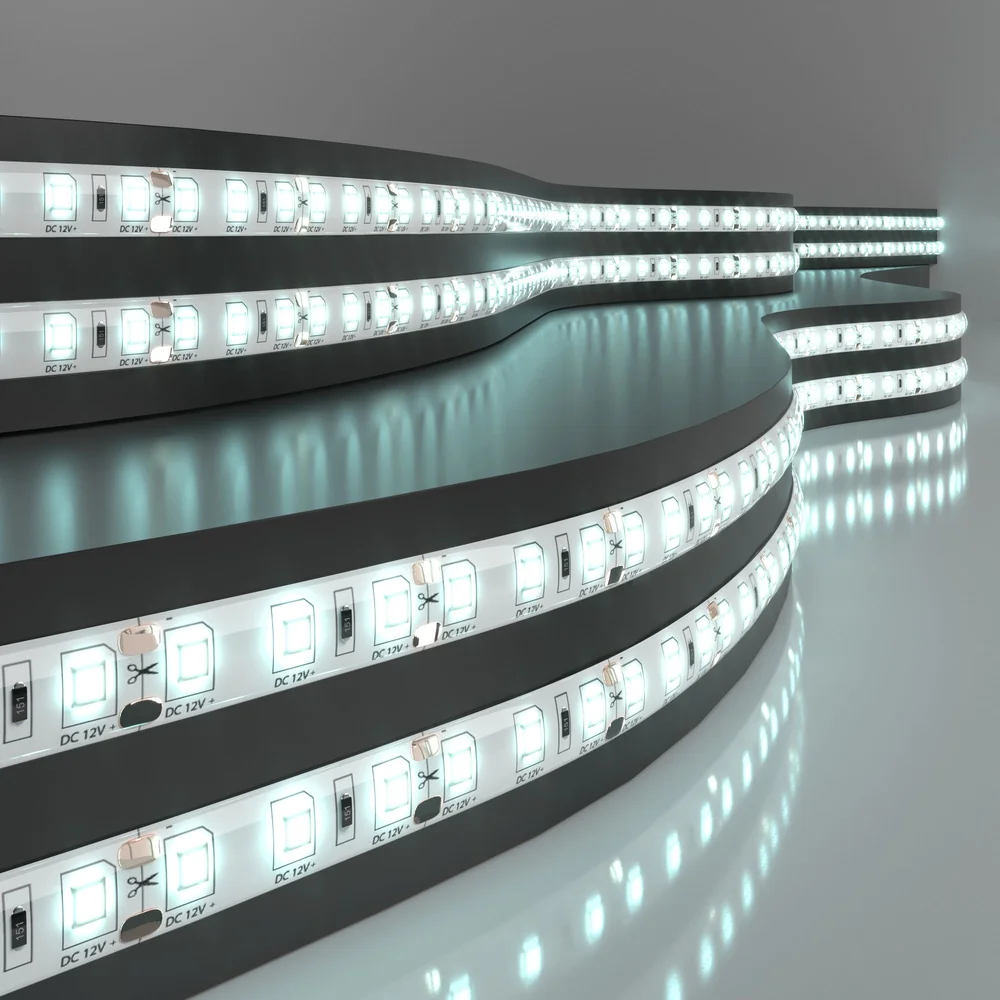 Светодиодная лента 12 В 9,6 Вт/м 120 Led/м 2835 IP65, холодный белый 6500K, 5 м Лента светодиодная 12V 9,6W 120Led 2835 IP65 холодный белый, 5м Elektrostandard