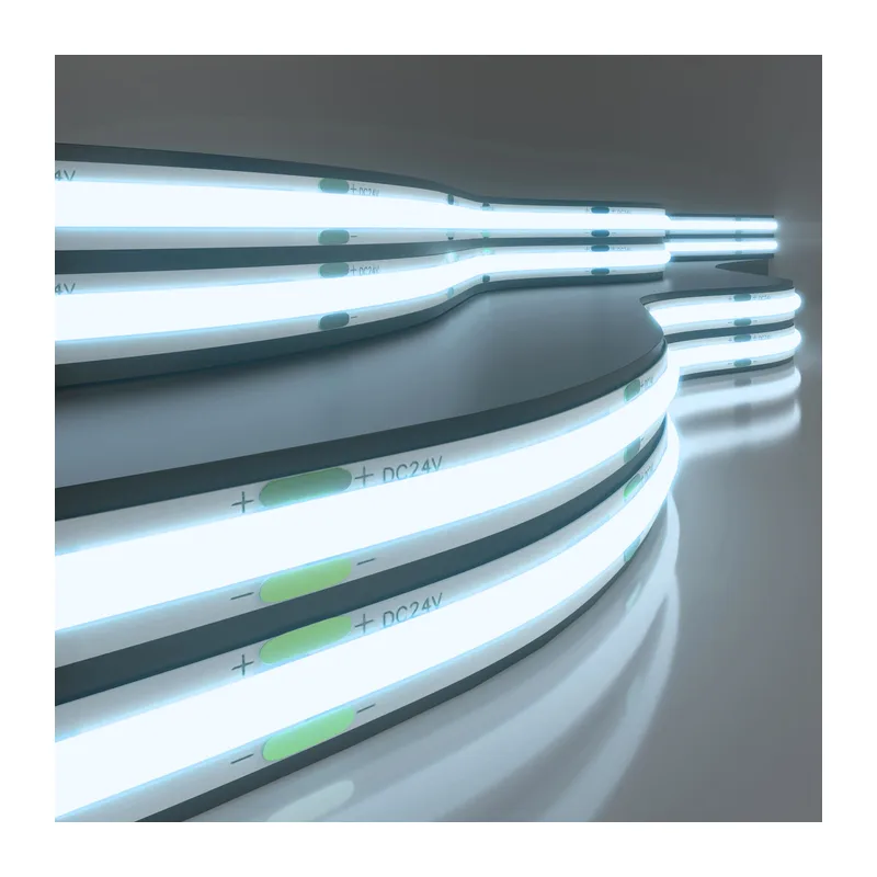 Светодиодная лента 24 В 11 Вт/м 352 Led/м COB IP20, холодный белый 6500K, 5 м Лента светодиодная 24V 11W 352Led COB IP20 холодный белый, 5м Elektrostandard