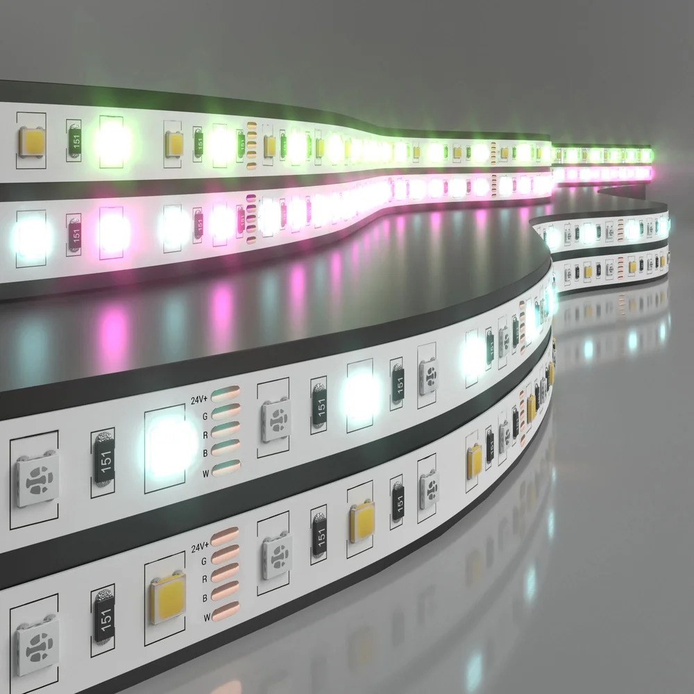 Светодиодная лента 24 В 14,4 Вт/м 60 Led/м 5050+5050 IP20, MIX RGB/холодный белый, 5 м Лента светодиодная 24V 14,4W 60Led 5050+5050 IP20 MIX RGB/холодный белый, 5м Elektrostandard