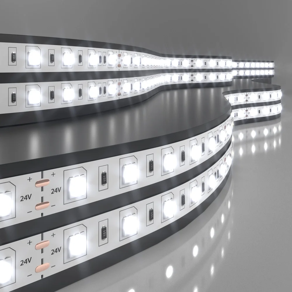 Светодиодная лента 24 В 14,4 Вт/м 60 Led/м 5050 IP20, дневной белый 4200K, 5 м Лента светодиодная 24V 14,4W 60Led 5050 IP20 дневной белый, 5м Elektrostandard