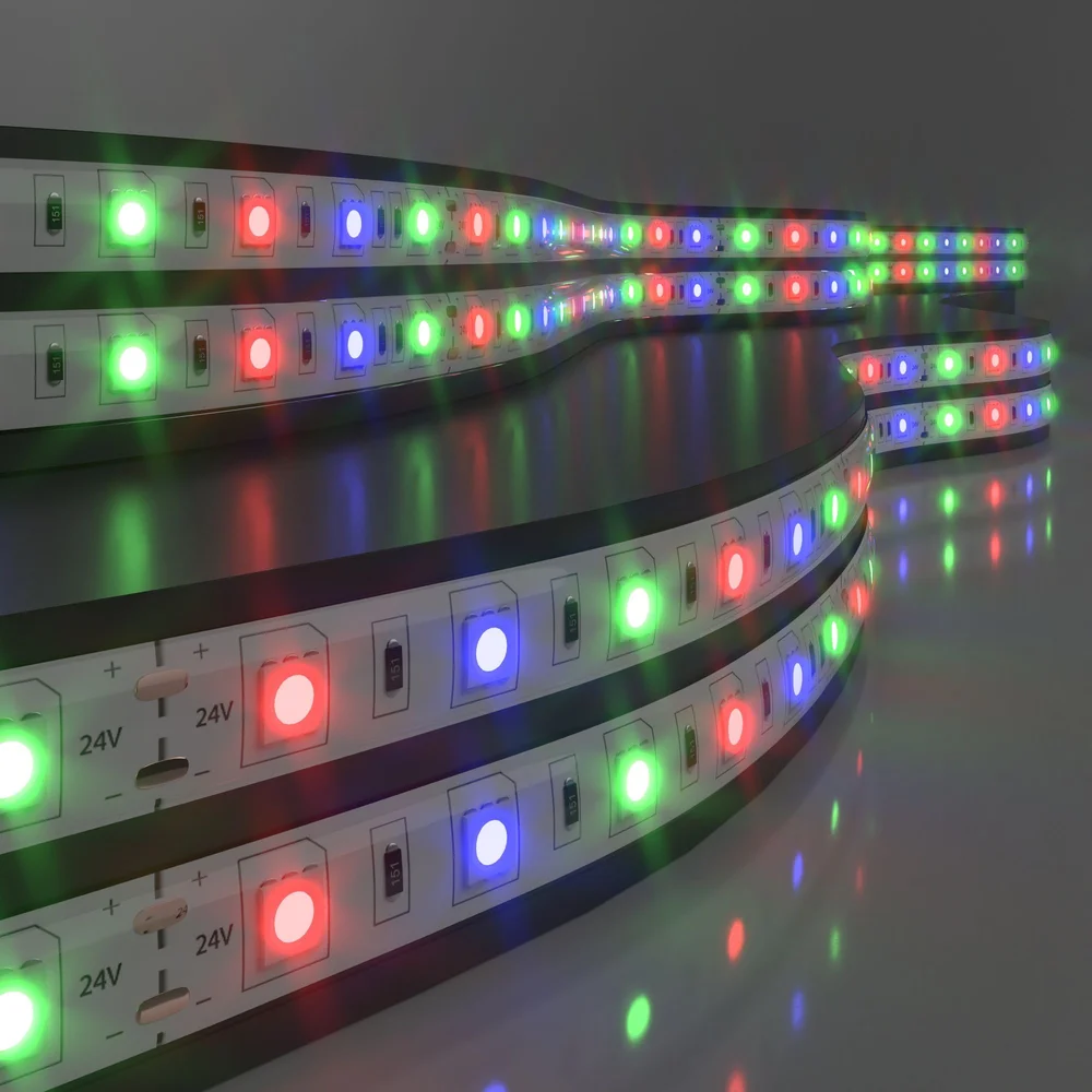Светодиодная лента 24 В 14,4 Вт/м 60 Led/м 5050 IP65, RGB, 5 м Лента светодиодная 24V 14,4W 60Led 5050 IP65 RGB, 5м Elektrostandard