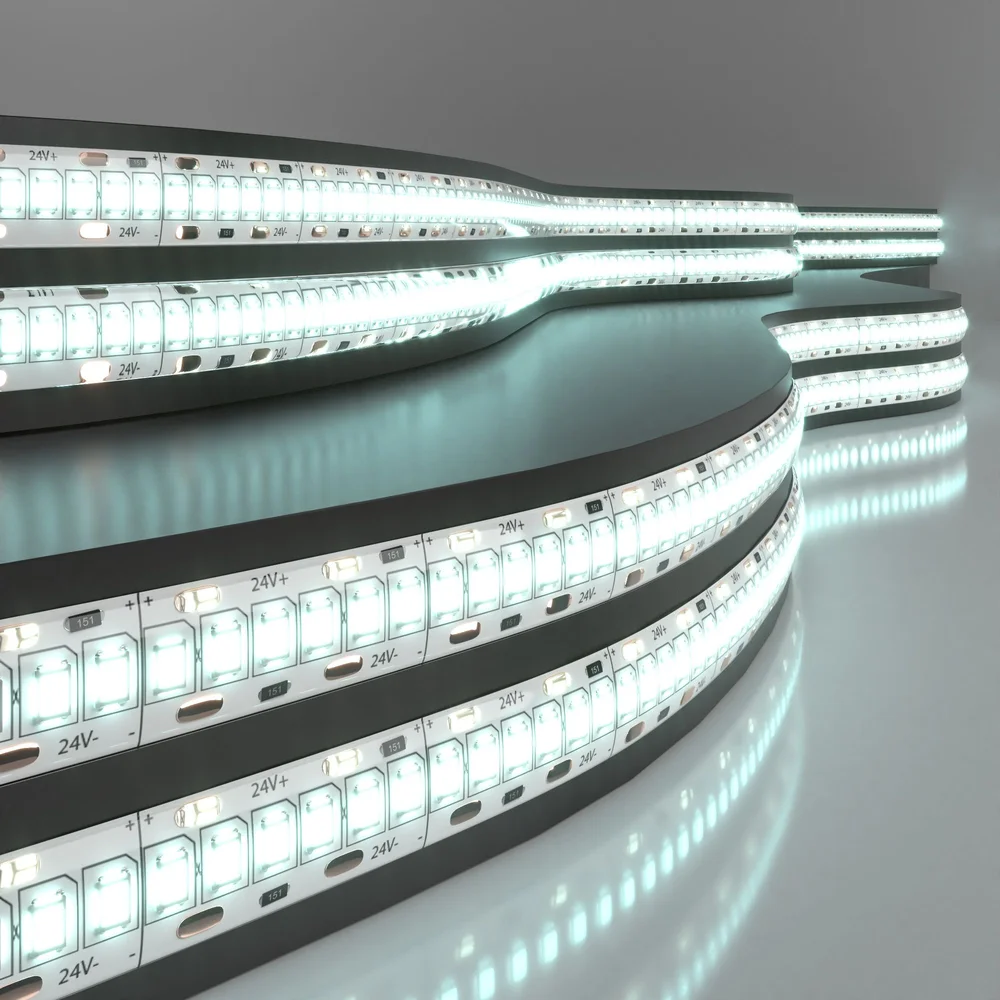 Светодиодная лента 24 В 16 Вт/м 240 Led/м 2835 IP65, холодный белый 6500 K, 5 м Лента светодиодная 24V 16W 240Led 2835 IP65 холодный белый, 5м Elektrostandard
