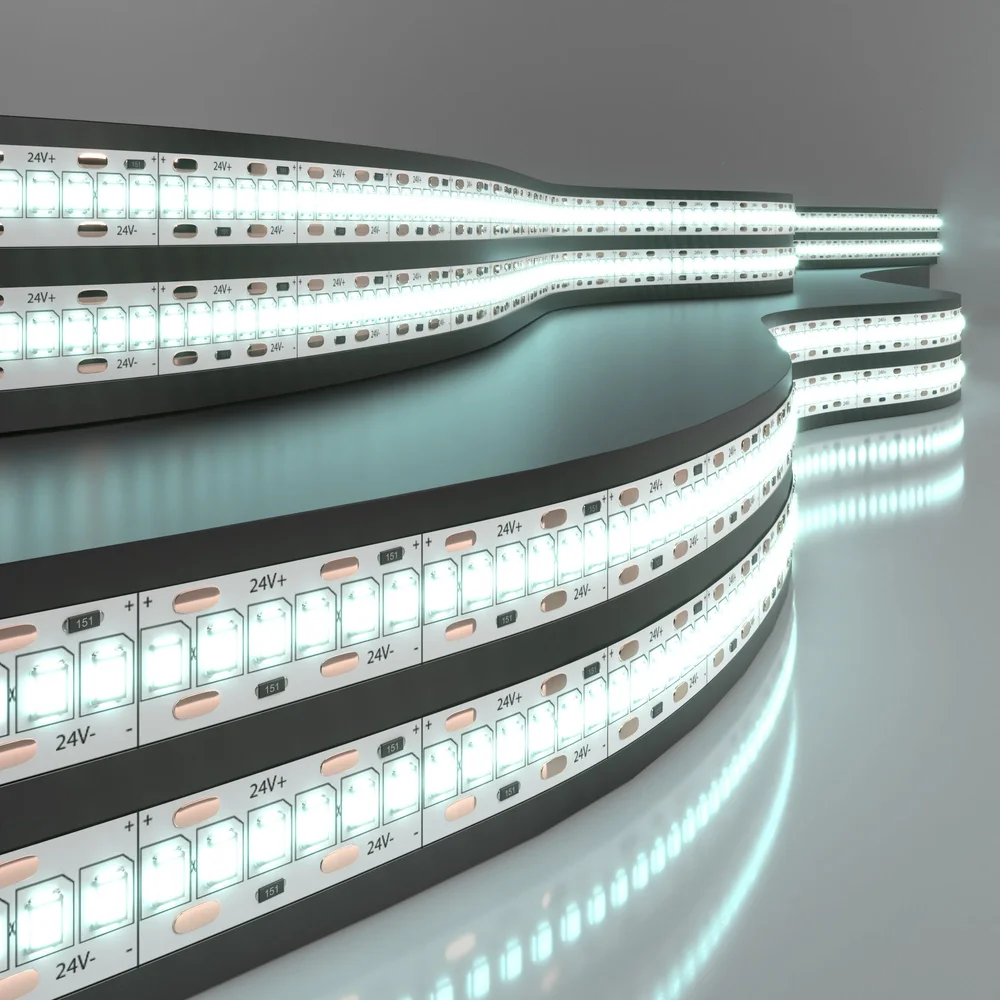 Светодиодная лента 24 В 24 Вт/м 240 Led/м 2835 IP20, холодный белый 6500K, 5 м Лента светодиодная 24V 24W 240Led 2835 IP20 холодный белый, 5м Elektrostandard