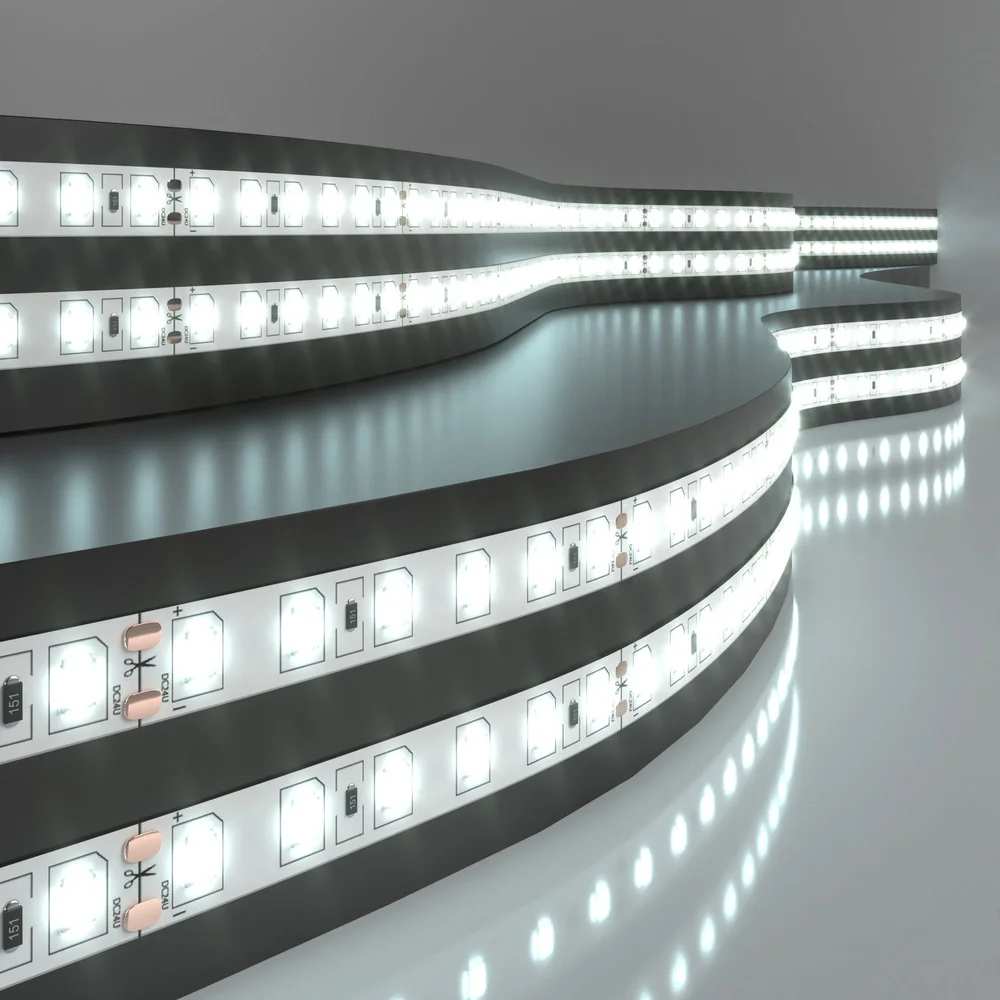 Светодиодная лента 24 В 9,6 Вт/м 120 Led/м 2835 IP20, холодный белый 6500K, 5 м Лента светодиодная 24V 9,6W 120Led 2835 IP20 холодный белый, 5м Elektrostandard