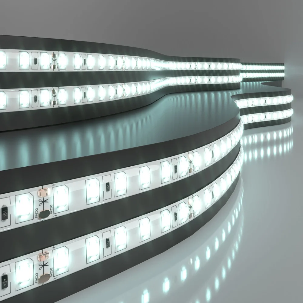 Светодиодная лента 24 В 9,6 Вт/м 120 Led/м 2835 IP65, холодный белый 6500K, 5 м Лента светодиодная 24V 9,6W 120Led 2835 IP65 холодный белый, 5м Elektrostandard