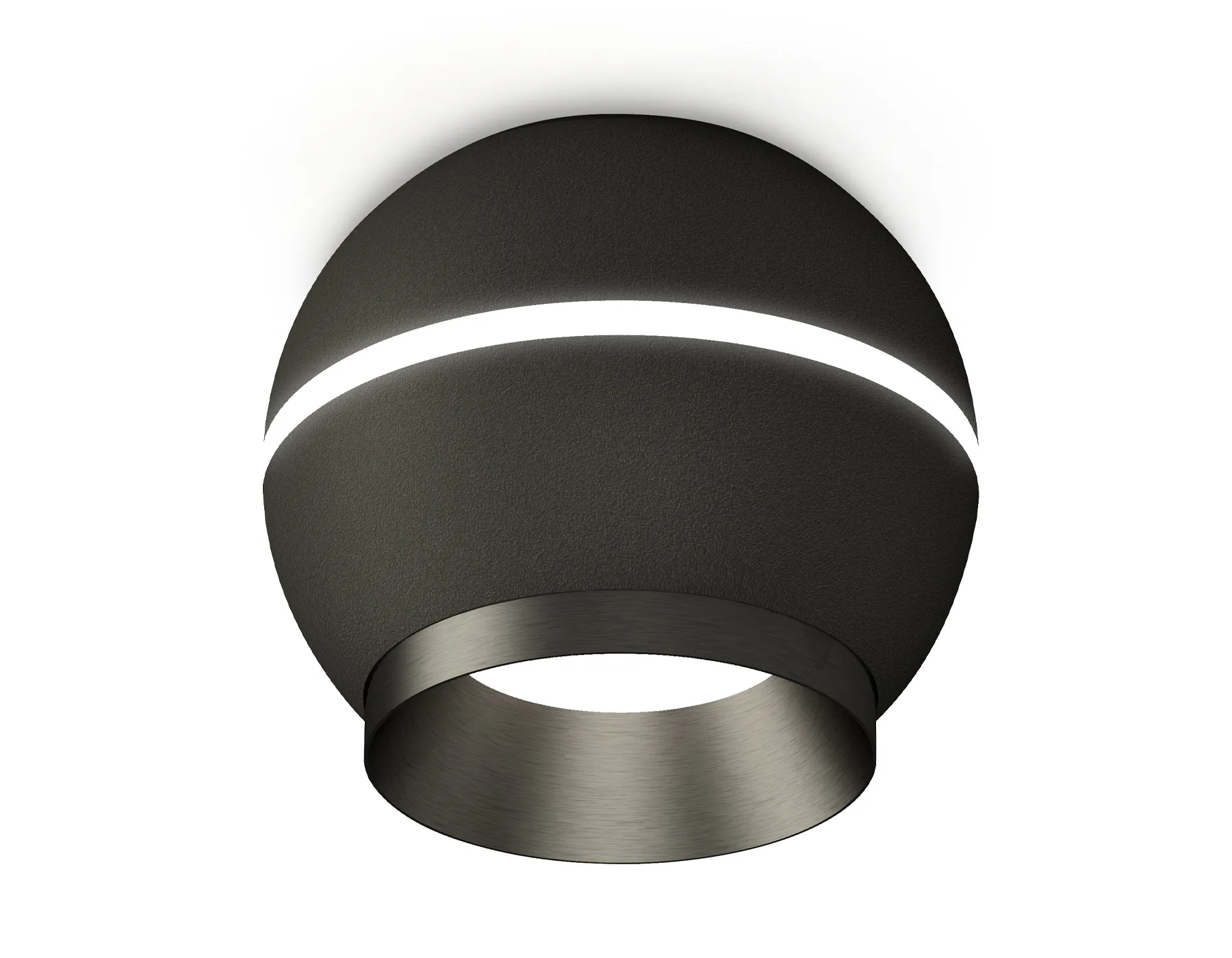 XS1102010 SBK/PBK черный песок/черный полированный MR16 GU5.3 LED 3W 4200K (C1102, N7031)