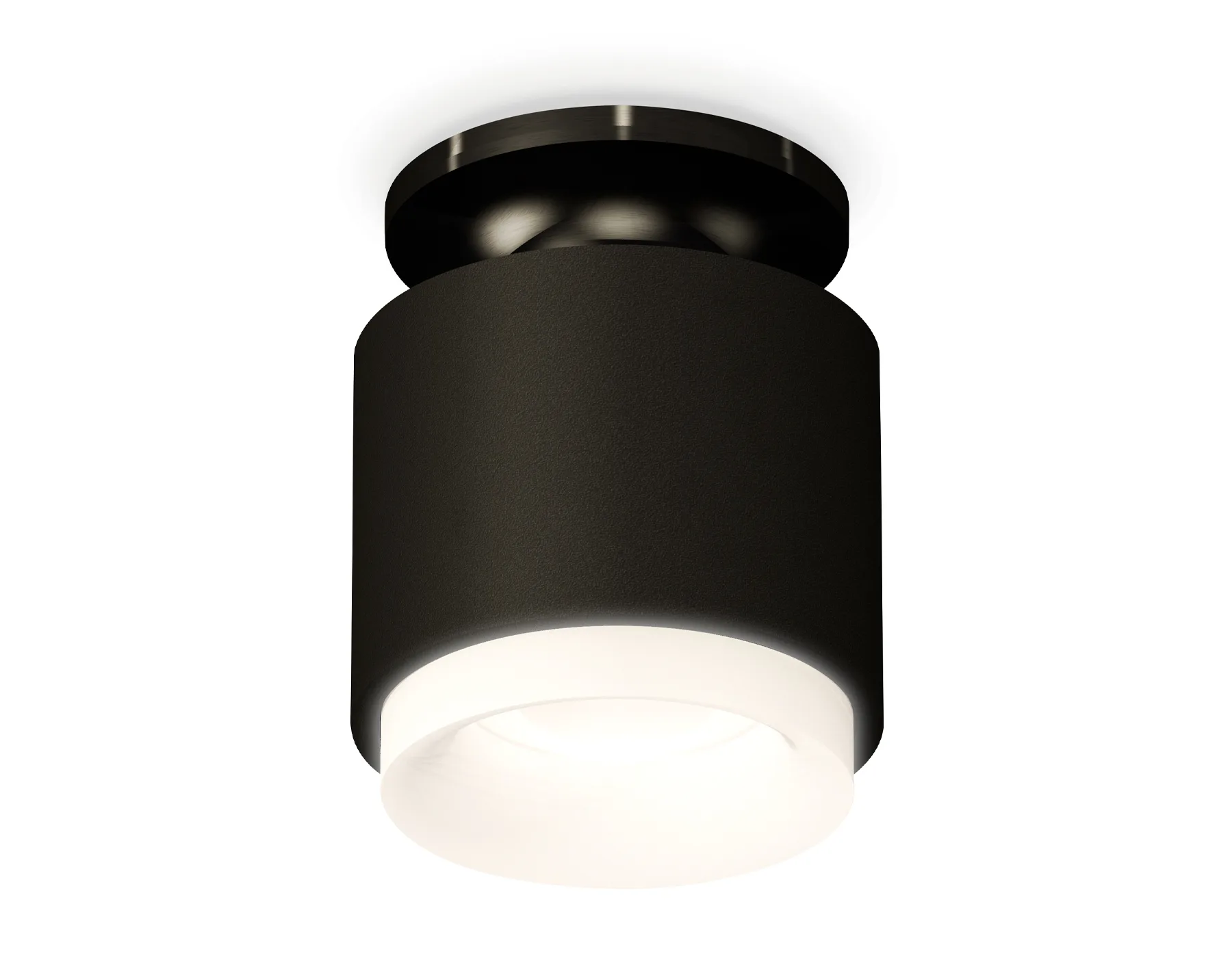 XS7511064 SBK/PBK/FR черный песок/черный полированный/белый матовый MR16 GU5.3 (N7926, C7511, N7165)