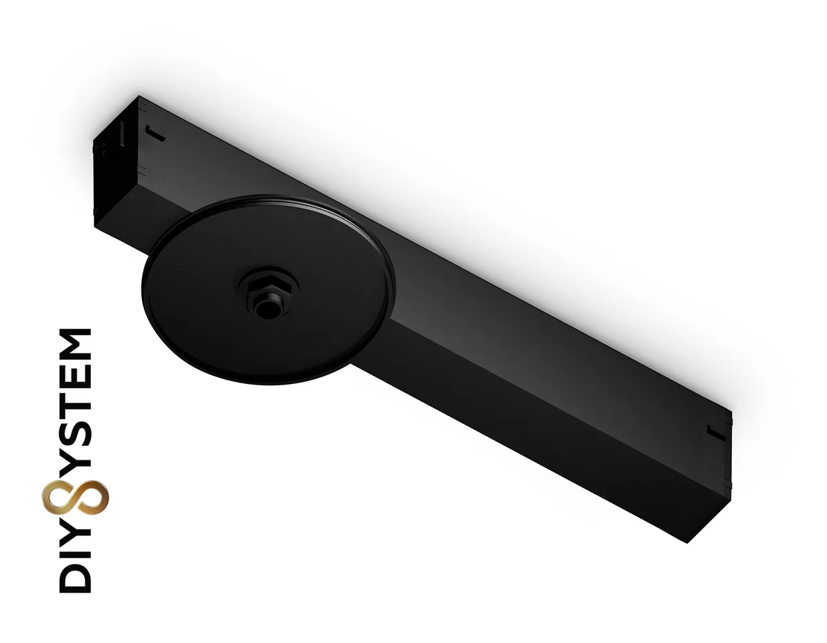 Крепеж трековый для корпуса DIY D85mm Magnetic 220V A2542 BK черный крепеж трековый для корпуса DIY D85mm 232*83*55 Ambrella Light