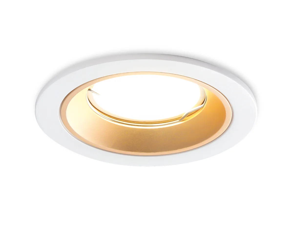 Встраиваемый точечный светильник MR16 A8922 WH/GD белый/золото MR16 GU5.3 D92*24 Ambrella Light