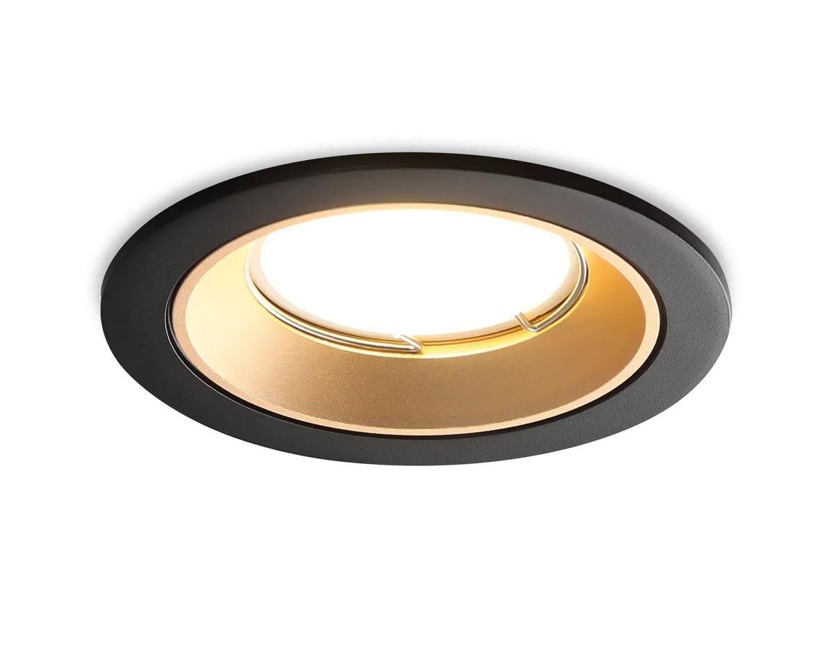 Встраиваемый точечный светильник MR16 A8923 BK/GD черный/золото MR16 GU5.3 D92*24 Ambrella Light