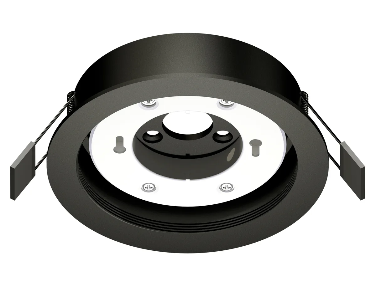 Корпус светильника встраиваемый C8051 SBK черный песок D110*H40mm Out2mm GX53 Ambrella Light