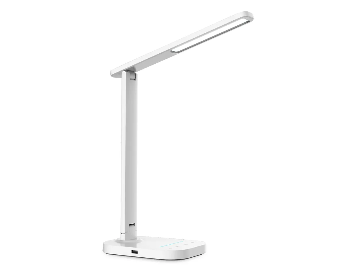 Светодиодная настольная лампа с USB портом и таймером DE444 WH белый LED 3000-6400K 7W Ambrella Light