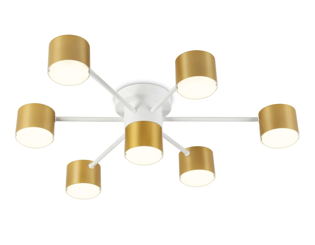 Потолочный светильник FL51725/7 WH/GD белый/золото GX53/7 max 12W 645*135 Ambrella Light