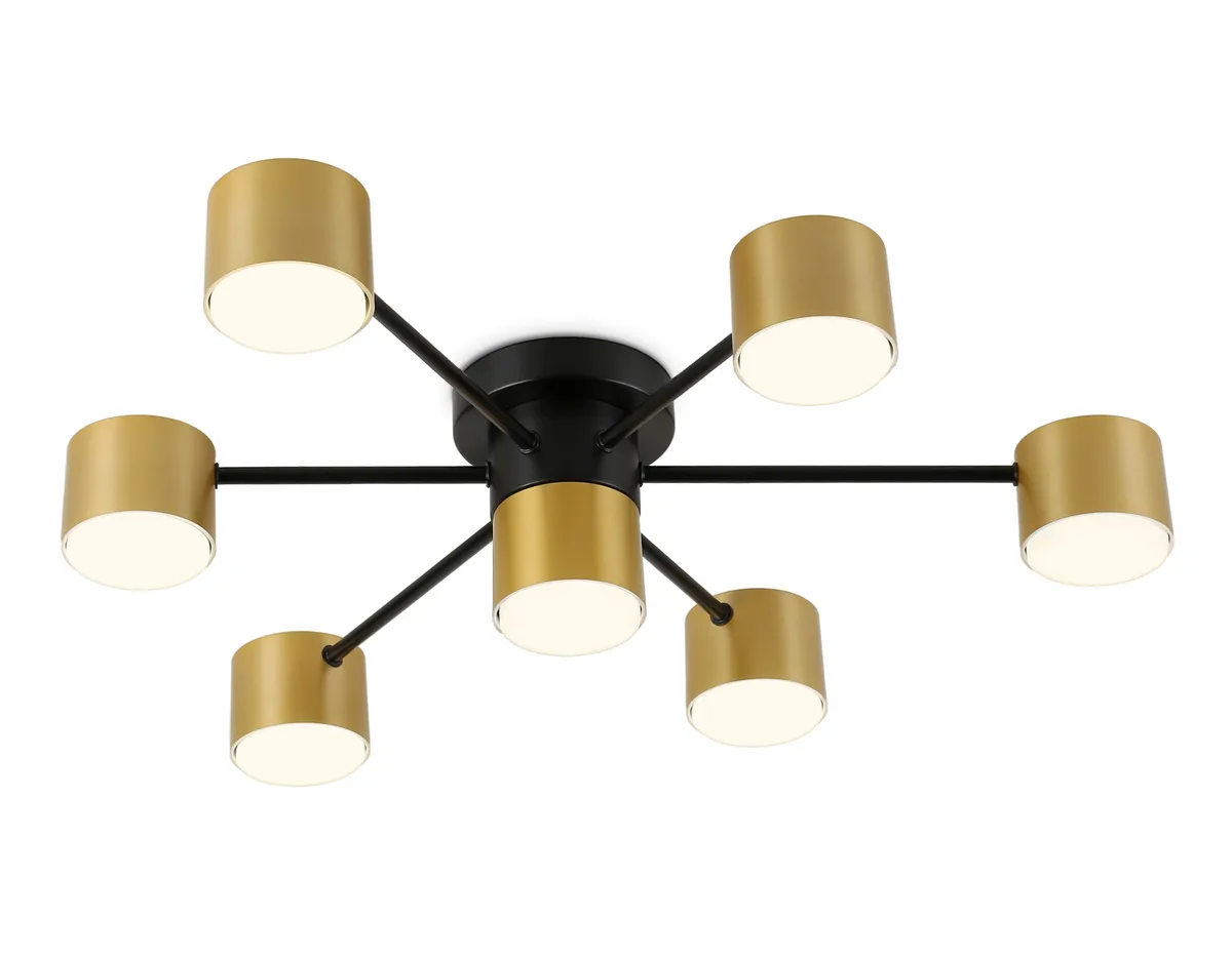 Потолочный светильник FL51726/7 BK/GD черный/золото GX53/7 max 12W 645*135 Ambrella Light