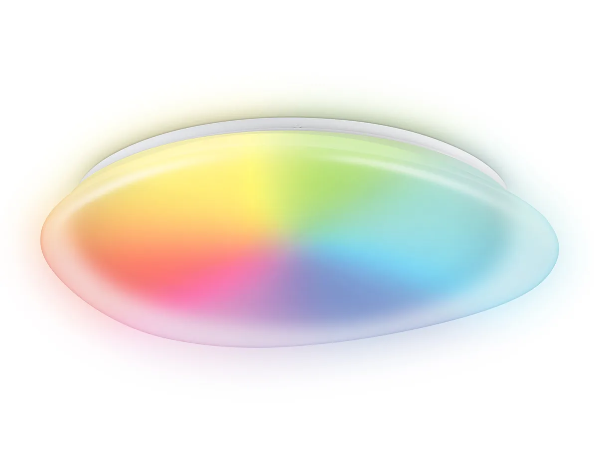 Светодиодный светильник RGB с пультом управления FZ1615 FR матовый IP20 60W 3000-6500K+RGB 510*100 (ПДУ ИК) Ambrella Light