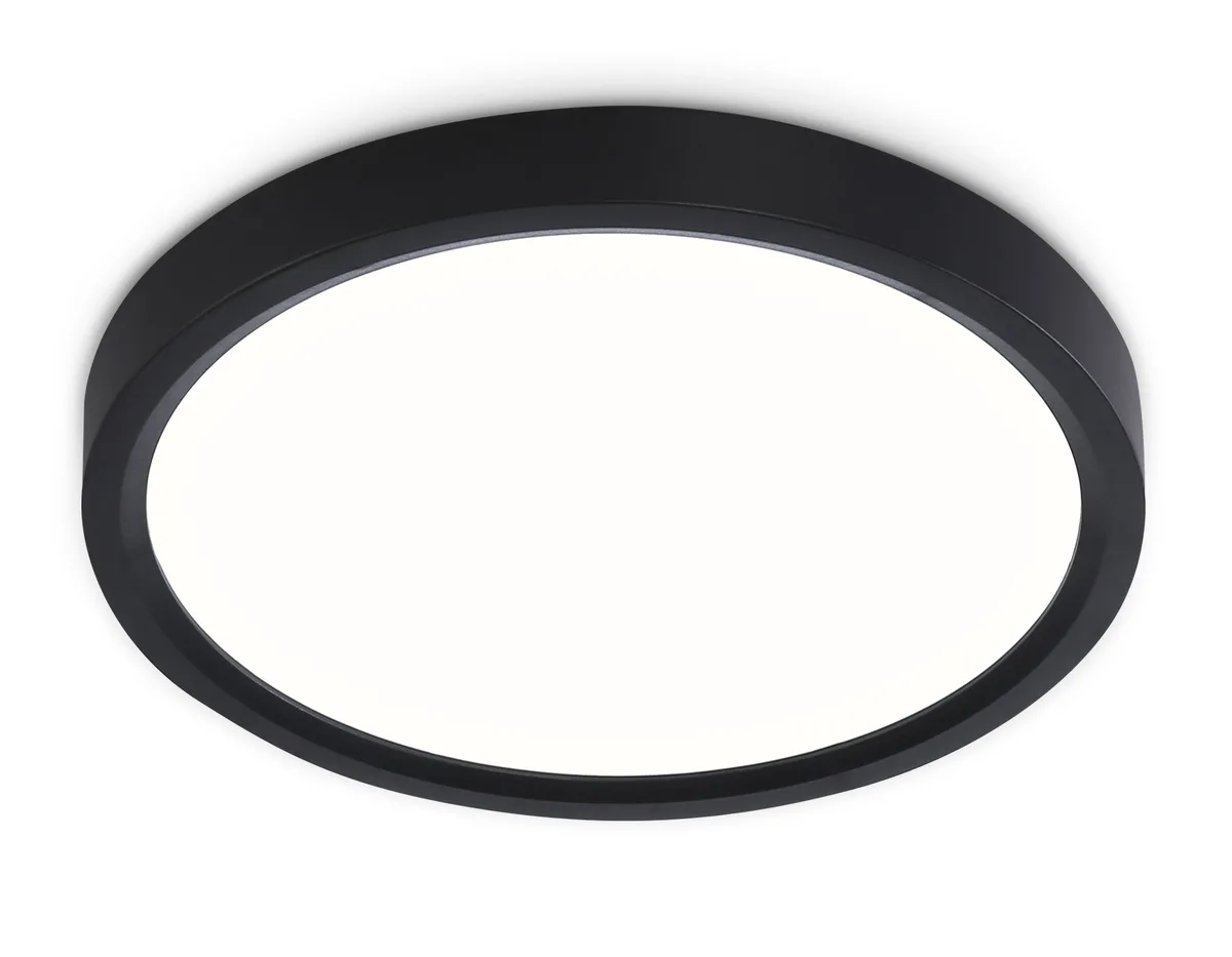 Светильник светодиодный ультратонкий DIP-3CCT 3000K-6500K 13Вт IP54 FZ1902 BK черный IP54 13W 3000K-6500K CCT-переключатель D230*25 (Без ПДУ) Ambrella Light