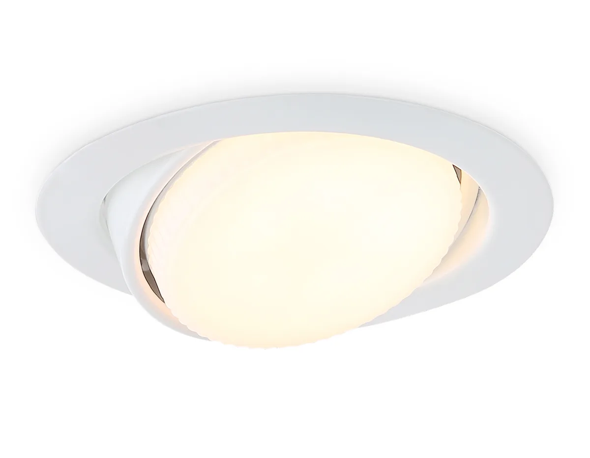 Светильник встраиваемый поворотный со сменной лампой GX53 G10122 WH белый GX53 max 12W D120*48 Ambrella Light