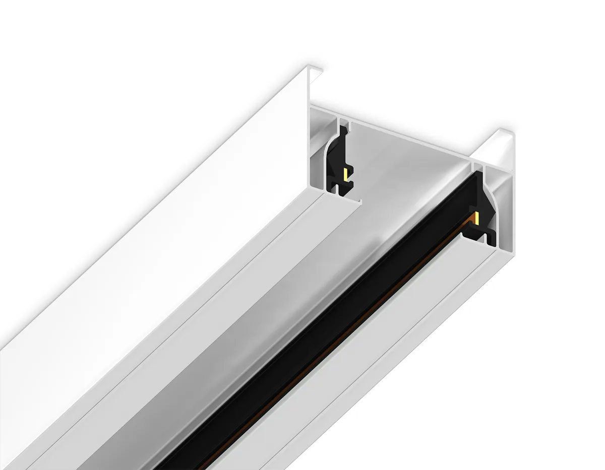 Шинопровод накладной однофазный 2m Standard system 220V Plus GL7103 WH белый IP20 Standard 220V NEW 2000*32.5*19.8 Ambrella Light