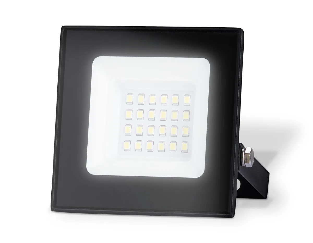 Прожектор светодиодный 6500K 20Вт IP65 ST8014 BK черный IP65 LED 6500K 20W 90*85*26 Ambrella Light