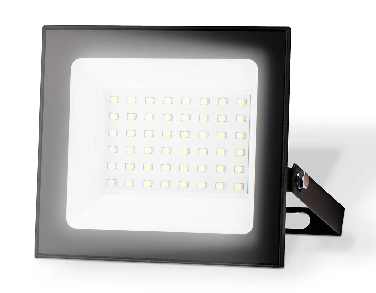 Прожектор светодиодный 6500K 50Вт IP65 ST8019 BK черный IP65 LED 6500K 50W 134*116*28 Ambrella Light