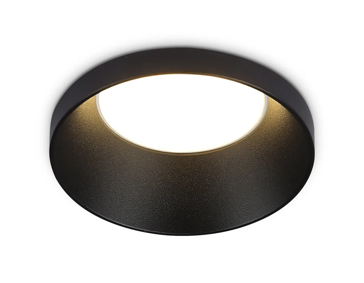 Встраиваемый точечный светильник MR16 1*GU5.3 TN102802 BK черный GU5.3 D71*34 Ambrella Light
