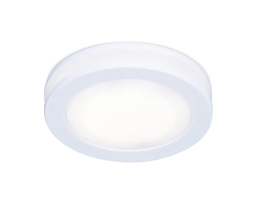Встраиваемый светодиодный точечный светильник TN140 WH белый LED 4200K 7W D80*30 Ambrella Light