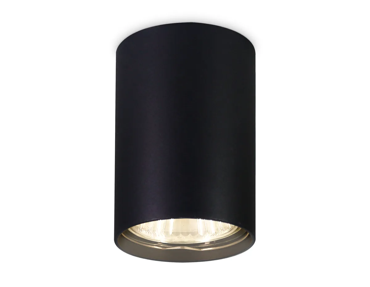 Накладной точечный светильник GU5.3 TN213102 BK черный GU5.3 D55*80 Ambrella Light