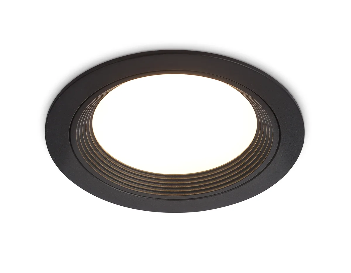 Встраиваемый точечный светильник GX53 TN51802 BK черный GX53 max 15W D110*23 Ambrella Light