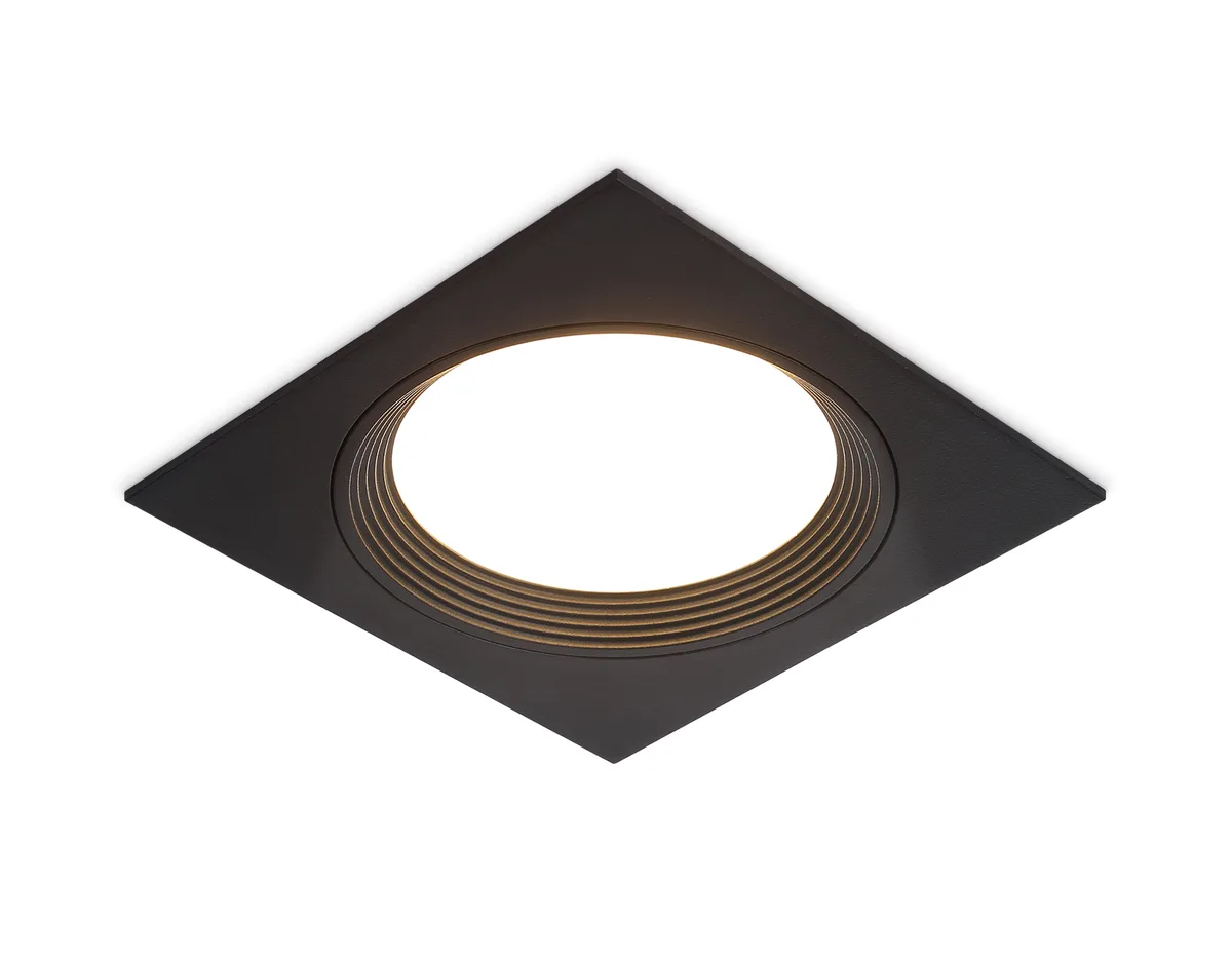 Встраиваемый точечный светильник GX53 TN51804 BK черный GX53 max 15W 110*110*23 Ambrella Light