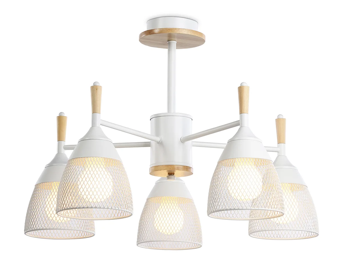 Потолочный светильник E27*5 TR8012/5 WH белый E27*5 max 40W D600*385 Ambrella Light